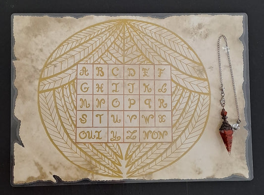 Support à pendule " Parchemin"