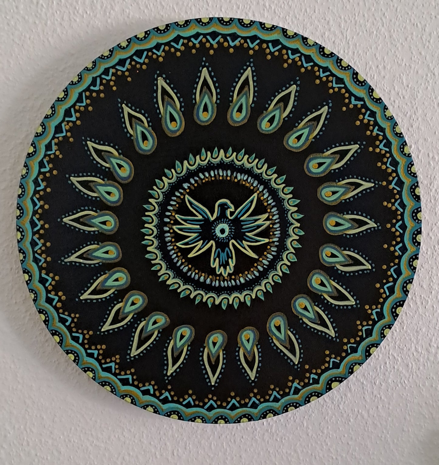 Mandala - Aigle sacré - regard du ciel