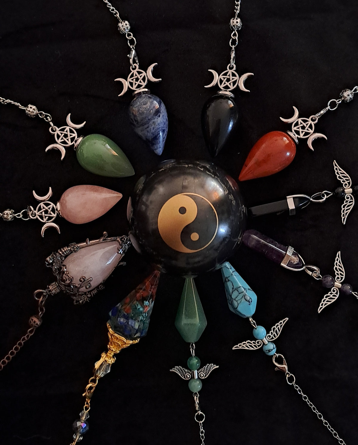 Pendule Sodalite Triple Lune et réponse à une question
