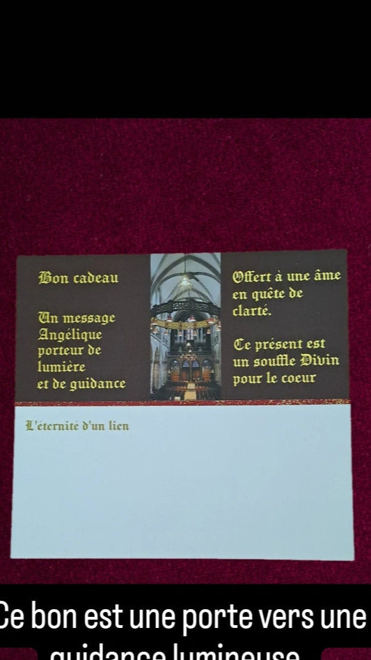 Bon cadeau Guidance Angélique