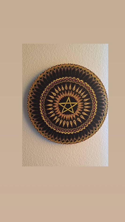 Mandala - Etoile de protection - witch vibes