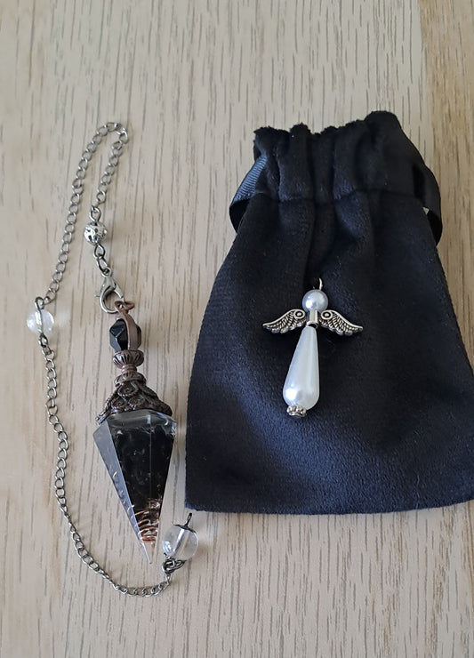 Pendule Vintage avec pochette et message