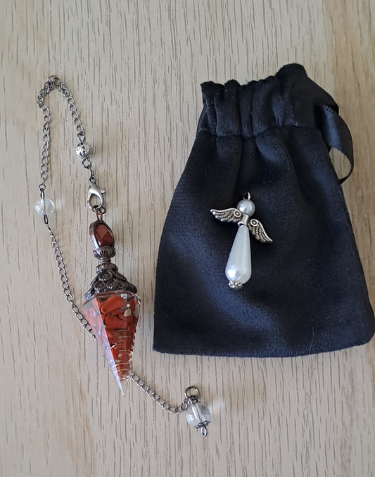 Pendule Vintage et pochette avec message