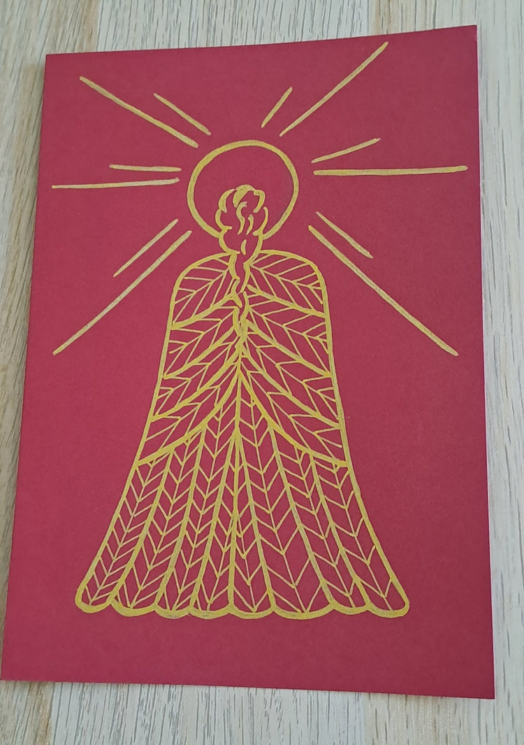 Sérénité pourpre - cartes paisibles