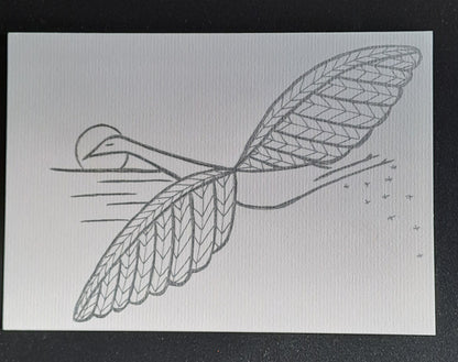 Carte cygne/signe