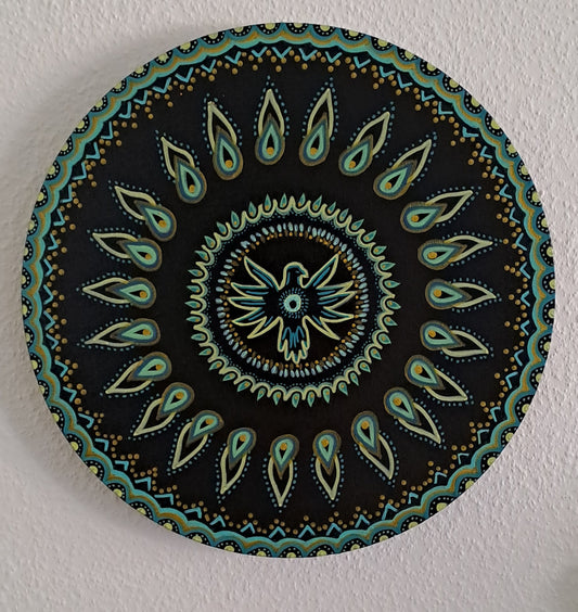 Mandala - Aigle sacré - regard du ciel