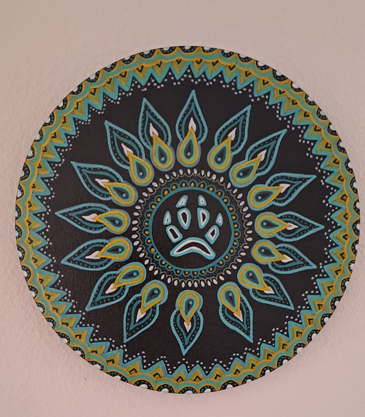 Mandala - Empreinte du loup - souffle de la Terre