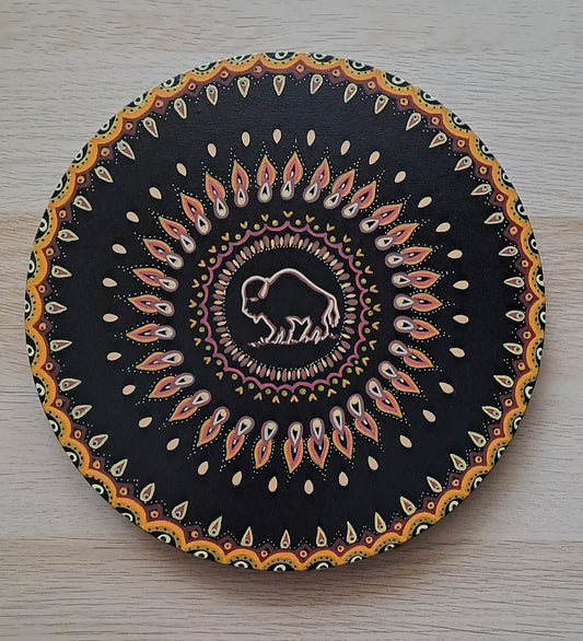 Peinture acrylique originale et unique de 30cm.Disponible pour exposition, avec possibilité de vente privée sur rendez‑vous.
