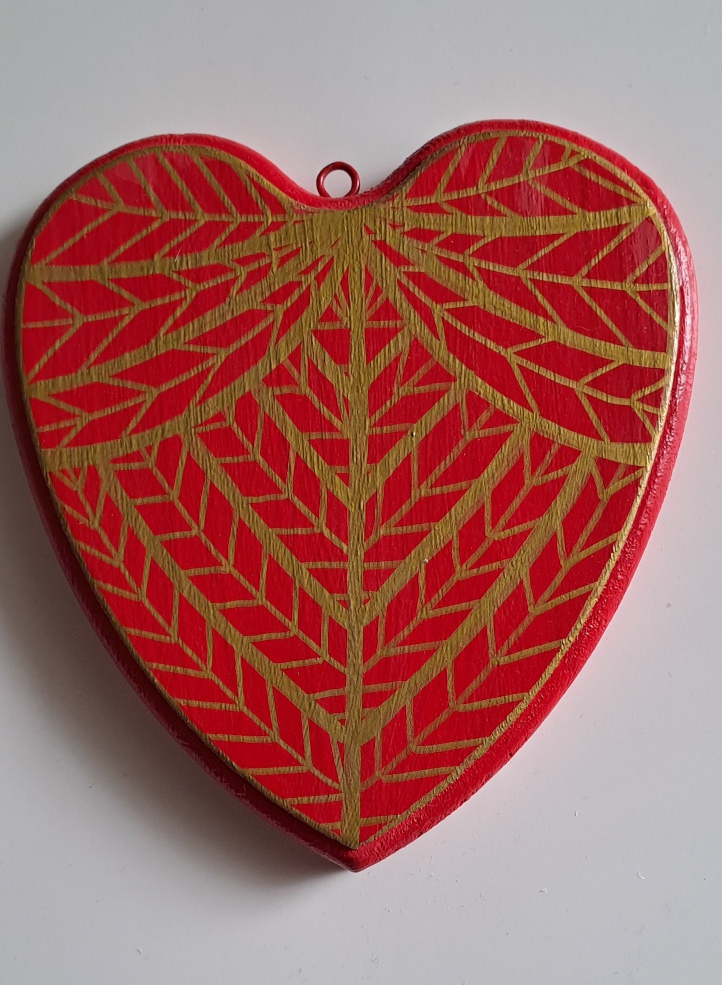 Cœur Angélique- Rouge/or
