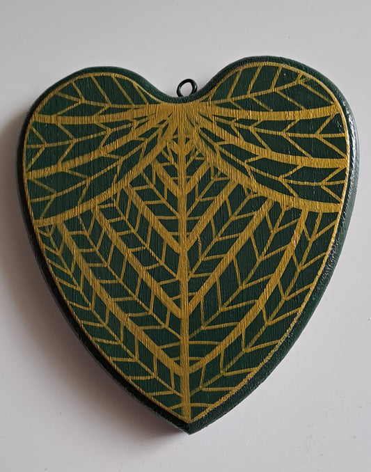 Cœur - Vert/Or