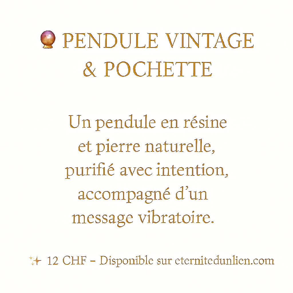 Pendule vintage et pochette.